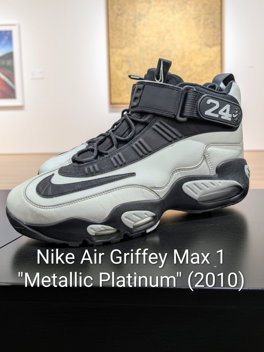 Nike Air Griffey Max 1 "Metallic Platinum" (2010) Mens 12 EUC